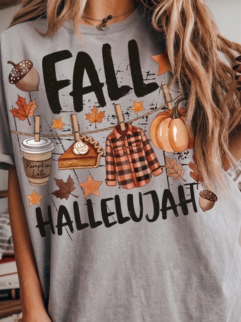 Fall Hallelujah Graphic T-Shirt